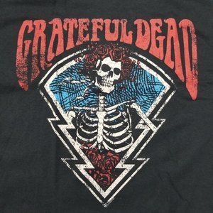 Grateful Dead Bertha Roses Icon Licensed Band Concert Tour T-Shirt Merch